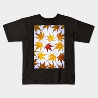 Acer Leaf Collage Kids T-Shirt